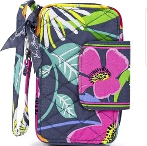 NWOT Vera Bradley Smartphone Wristlet Jazzy Blooms